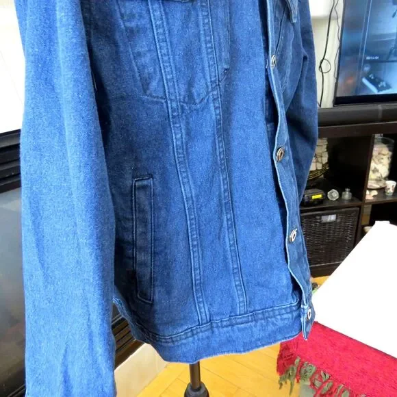 Danbury Mint U.S. Marines Denim Jacket Medium (38-40) EUC - Picture 6 of 10